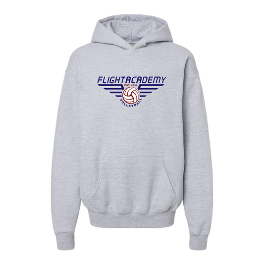 YOUTH Flight Academy Hoodie - Heather Grey