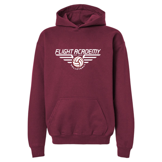 YOUTH Flight Academy Hoodie - Maroon