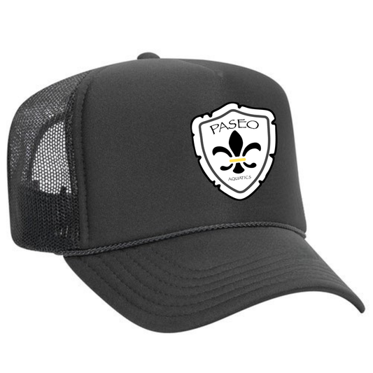 Paseo Aquatics Premium Patch Foam Trucker - Charcoal