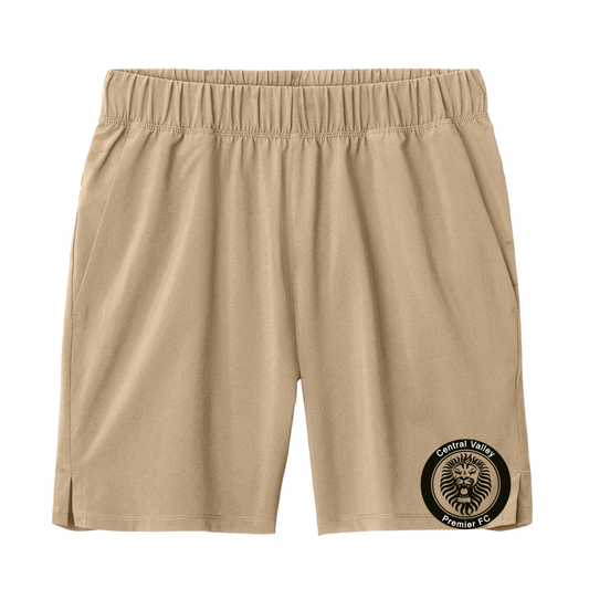 CVP Dri Fit Shorts Black Logo - Khaki