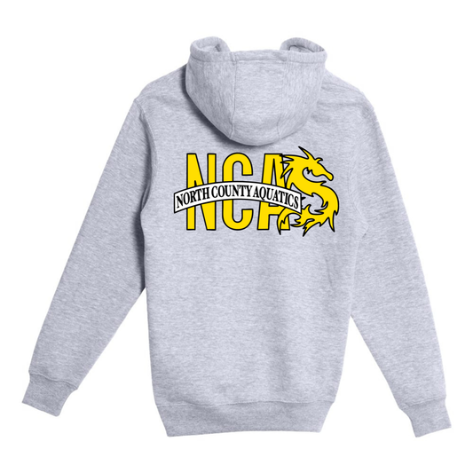 YOUTH NCA Hoodie - Heather Grey