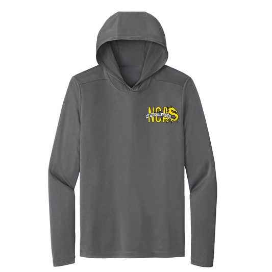 NCA UPF 50 Dri Fit Performance Hoodie - Dark Smoke Grey