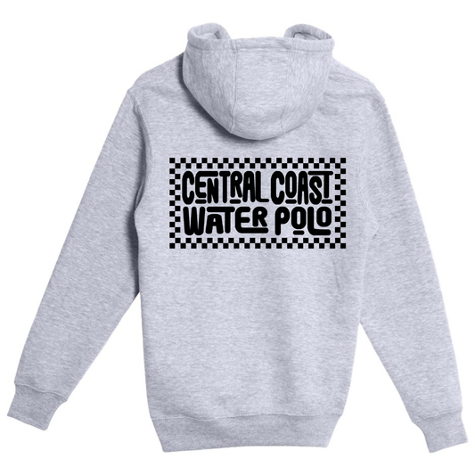 CCWP Checker Logo Hoodie - Heather Grey