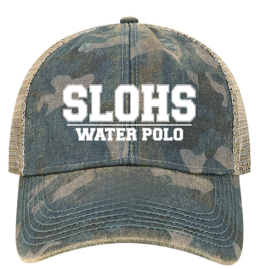 SLOHS Polo Legacy Old Favorite Trucker Cap - Navy Field Camo/Java