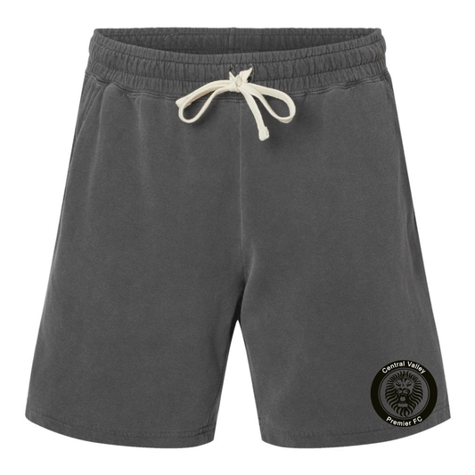 Unisex CVP Lightweight Fleece Sweat Shorts Black Logo - Pepper