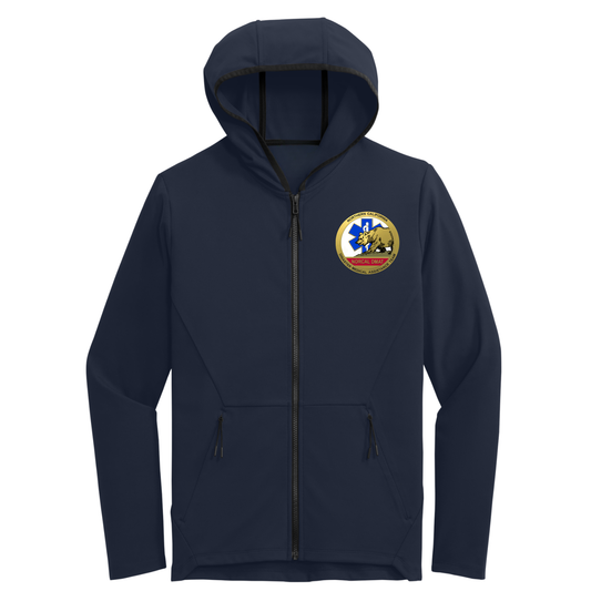 OFFICIAL - DMAT Circuit Hooded Full-Zip - Navy