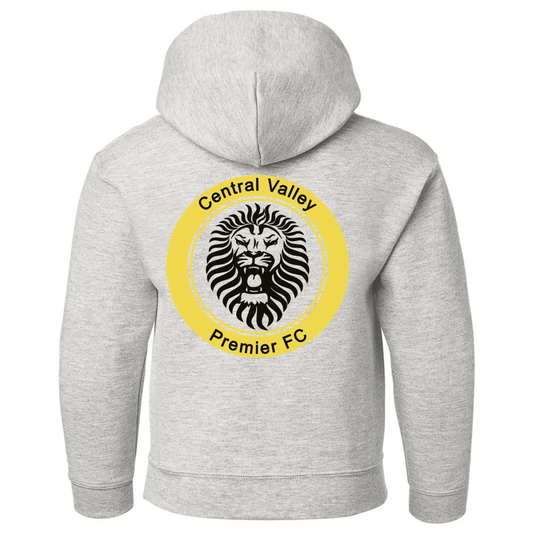 YOUTH CVP Black/Yellow logo Hoodie - Ash