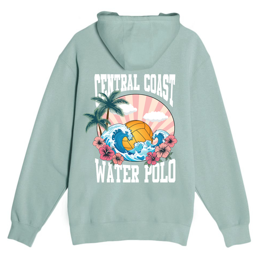 CCWP Hibiscus Logo Hoodie - Seafoam