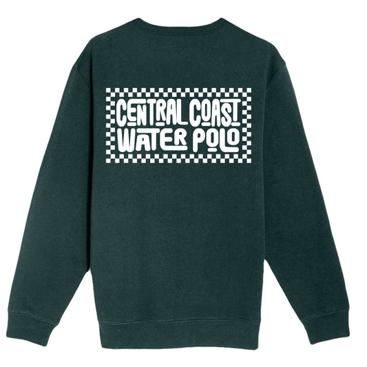 CCWP Checker Logo Crewneck - Sport Green
