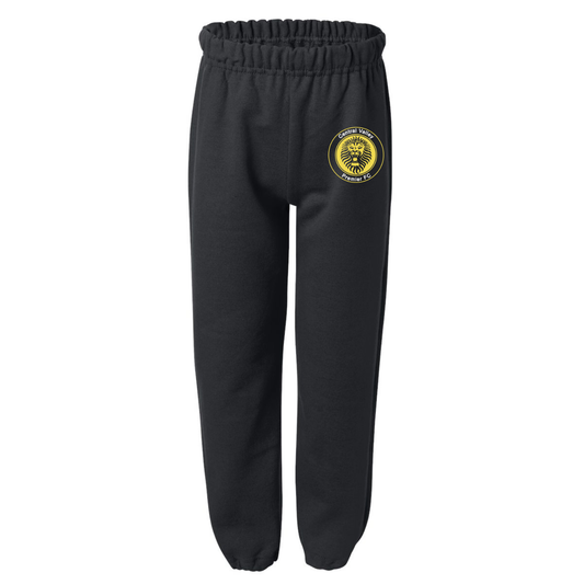 YOUTH Cuffed Bottom Sweatpants - Black