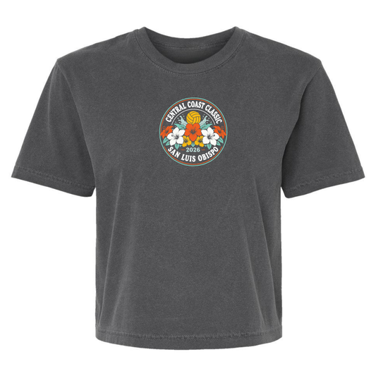 Women's Heavyweight Boxy Tee C.C. Classic Garment Dyed - Pepper