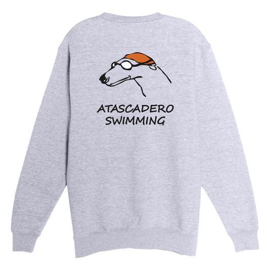 AHS Race Hound Logo Crewneck Sweatshirt - Heather Grey