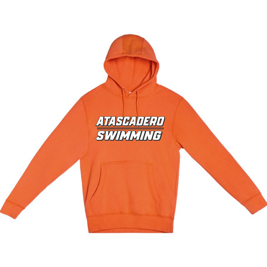 AHS Swimming Classic Logo Hoodie - Greyhound Orange