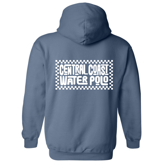 CCWP Checker Logo Hoodie - Indigo Blue