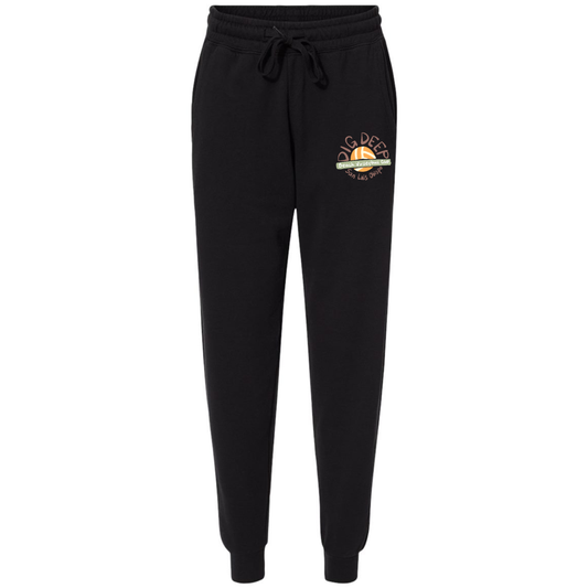 Women's Dig Deep California Wave Wash Sweatpants - Black