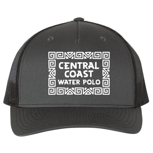 CCWP 2026 J.O. Rectangle Richardson 5 Panel Trucker - Charcoal/Black