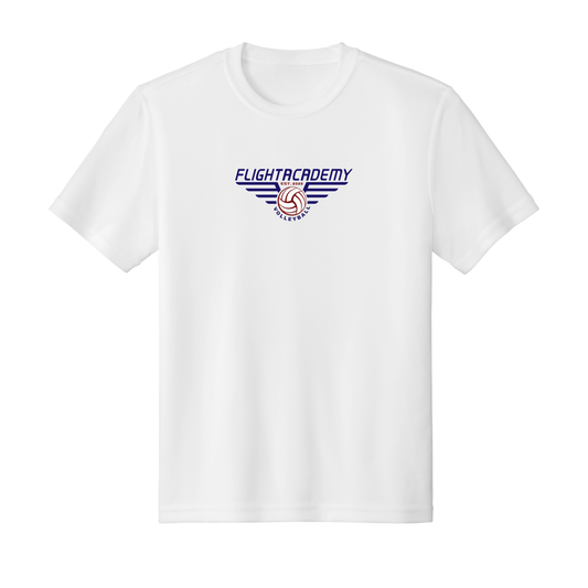 YOUTH Flight Academy Dri Fit Tee - White