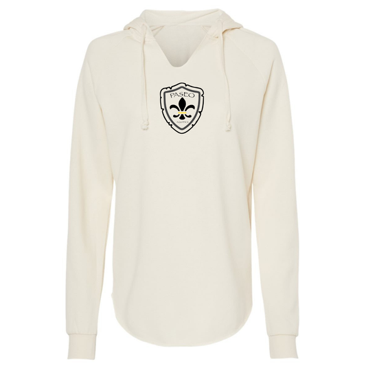 Paseo Aquatics Women's Wave Wash Hooded Sweatshirt - Bone