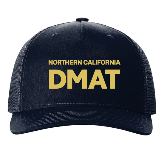 OFFICIAL - DMAT Richardson 5 Panel Trucker - Navy/Navy
