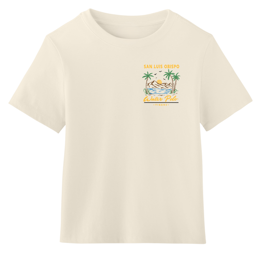 SLO Water Polo Paradise Women's 6 oz. Heavyweight Tee - Natural