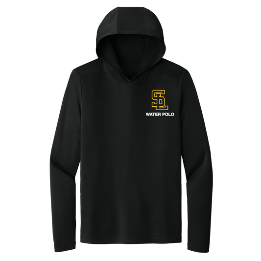 S.L. Polo Pocket Logo Dri Fit Performance Hoodie - Black