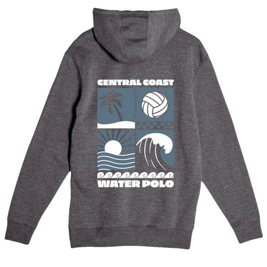 CCWP Four Square Logo Hoodie - Charcoal Grey