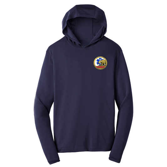 OFFICIAL - DMAT Dri Fit Performance Hoodie - Navy