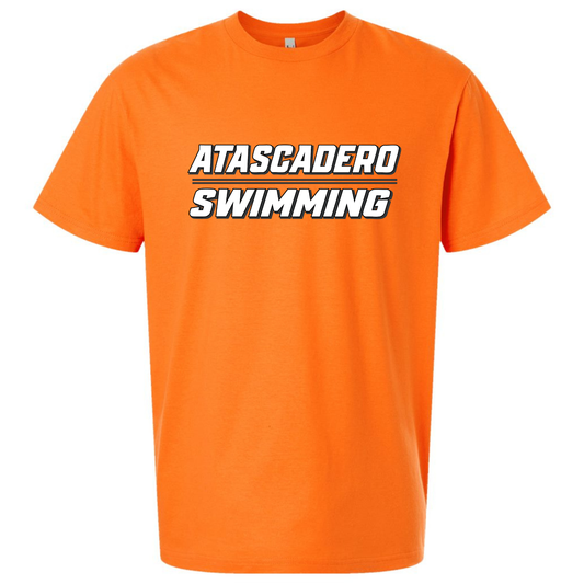 AHS Swim Classic Logo Tee - Greyhound Orange