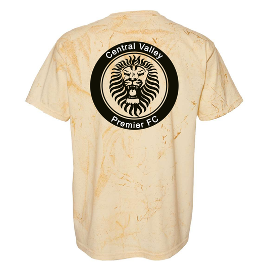 YOUTH Unisex CVP Colorblast Heavyweight T-Shirt Black Logo - Citrine