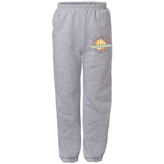 YOUTH Dig Deep Circle Logo Sweatpants - Heather Grey