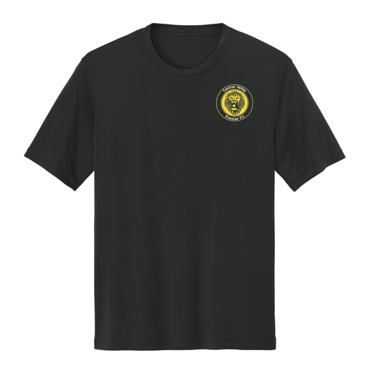 YOUTH Dri-Fit CVP Tee Yellow/White Logo - Black