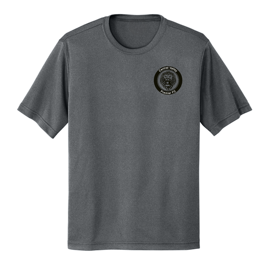 YOUTH Dri-Fit CVP Tee Black Logo - Iron Grey