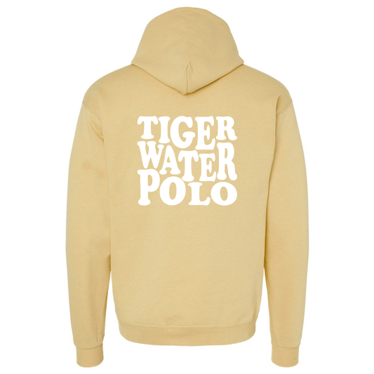 SLO Wavy Polo Hoodie - Athletic Gold