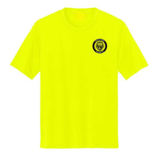 YOUTH Dri-Fit CVP Tee Black Logo - Neon Yellow