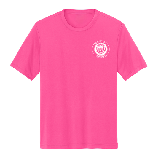 YOUTH Dri-Fit CVP Tee Black Logo - Neon Pink