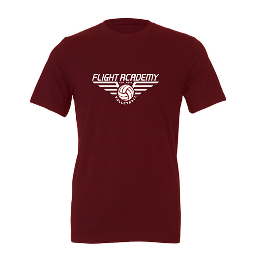YOUTH Flight Academy Tee - Maroon