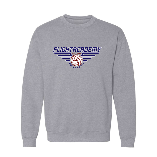 Flight Academy Crewneck Sweatshirt - Heather Grey