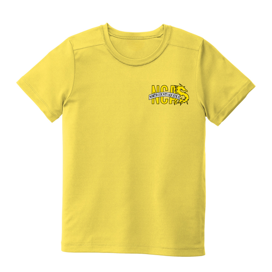 YOUTH UPF 50 NCA Performance Tee - Yellow