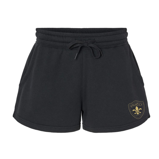 Paseo Aquatics Women's Fleece Shorts - Black