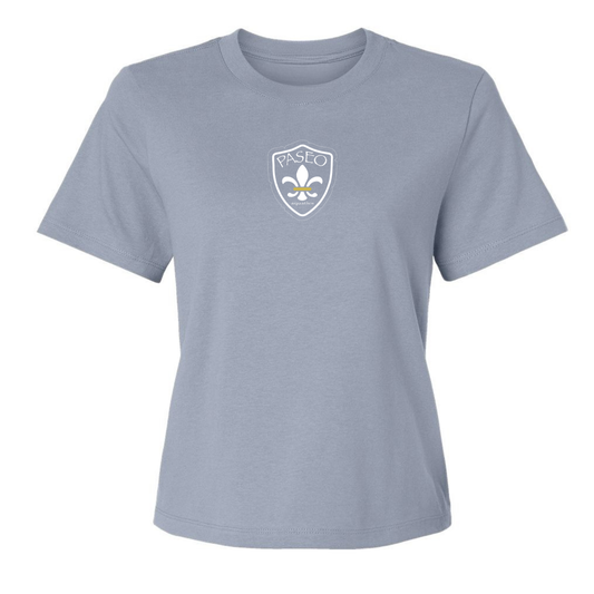 Paseo Aquatics Women's 6 oz. Heavyweight Tee - Vintage Denim