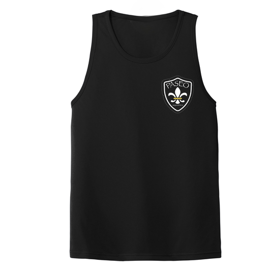 Dri-Fit Paseo Aquatics Tank Top White Logo - Black