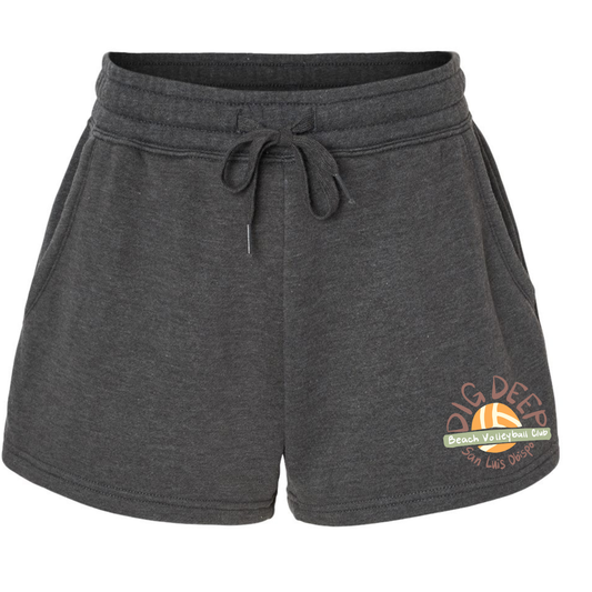 Dig Deep Women's Fleece Shorts - Shadow
