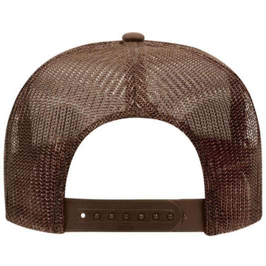SLO FFA Leather Patch Foam Trucker - Brown
