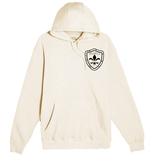 Paseo Aquatics Black Logo Hoodie - Sand