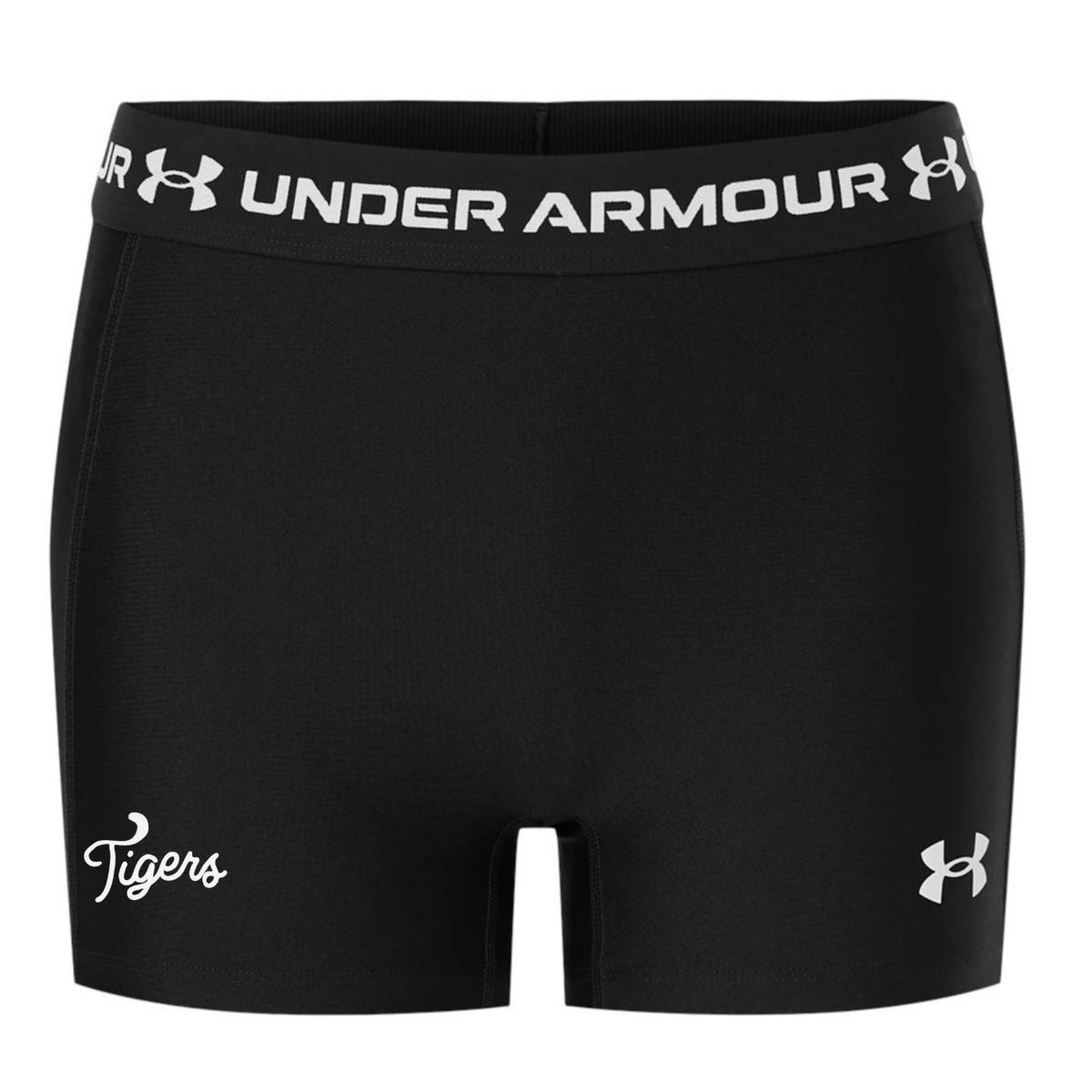 Women's SLO Tigers HeatGear 3" Shorty - Black
