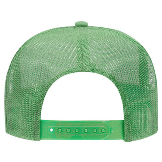 SLO FFA Leather Patch Foam Trucker - Cactus Green