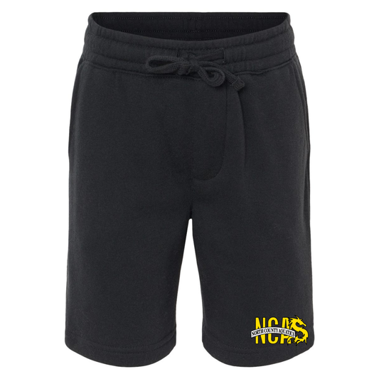 YOUTH NCA Lightweight Fleece Short - Black