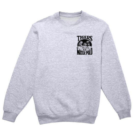 SLO Polo Tiger Crewneck - Heather Grey