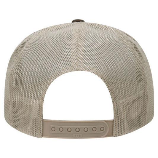 SLO FFA Leather Patch Foam Trucker - Dk Grn/Dk Grn/Khaki