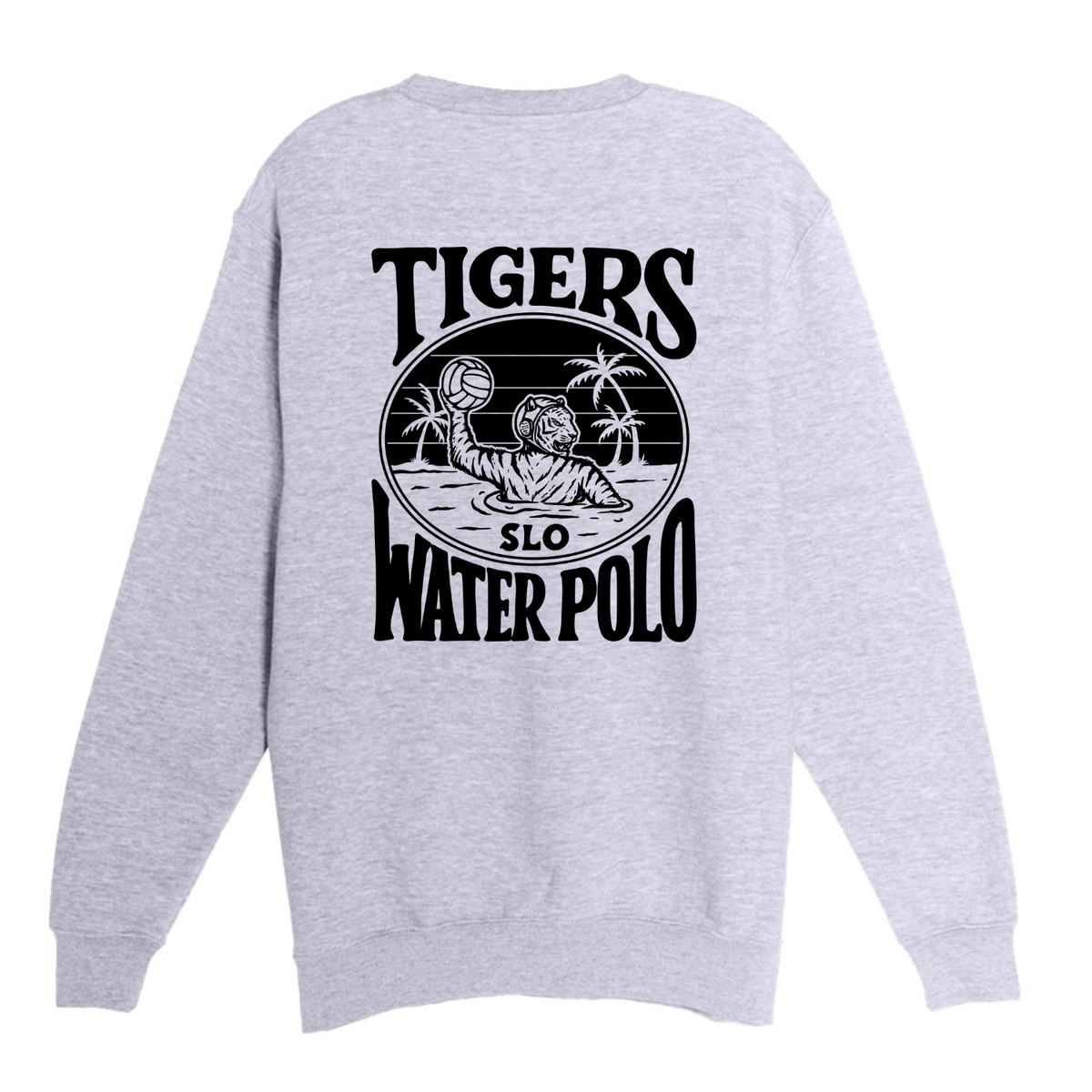 SLO Polo Tiger Crewneck - Heather Grey